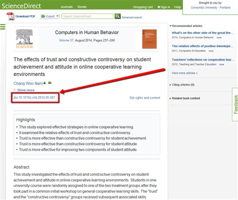 Image result for ScienceDirect Issue Number