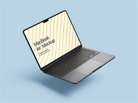 5 Free MacBook Air 2022 Mockup PSD Files - Good Mockups