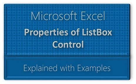 Image result for VBA Repeating ListBox Control
