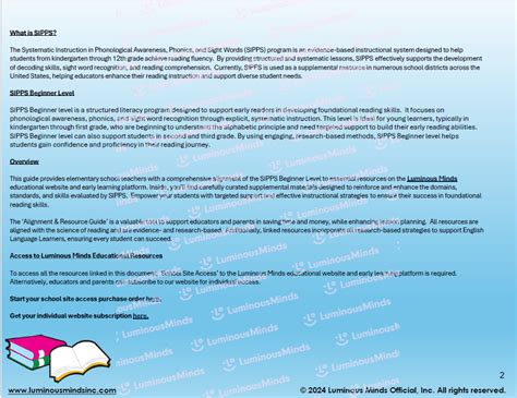 SIPPs Reading Program 的图像结果