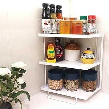 appeasy Metal 3 Tier Kitchen Rack - Multipurpose Kitchen Organizer ...