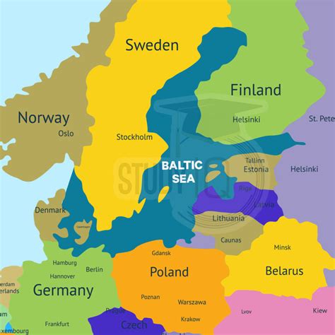 Baltic Sea, Map, Location, Bordering Countries, Geography, Significance