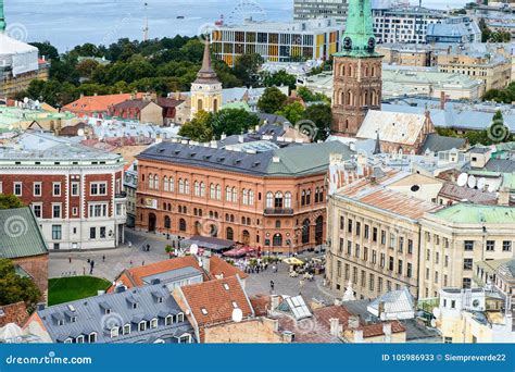 Architecture of Riga, Latvia Editorial Stock Photo - Image of latvia, landmark: 105986933