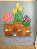 Image result for Easter Painting Using Acrylics