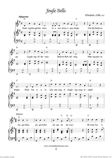 Christmas Sheet Music Carols to Download - High Quality