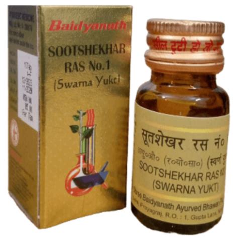 Baidyanath Sootshekhar Ras No. 1: Traditional Ayurvedic Remedy for ...