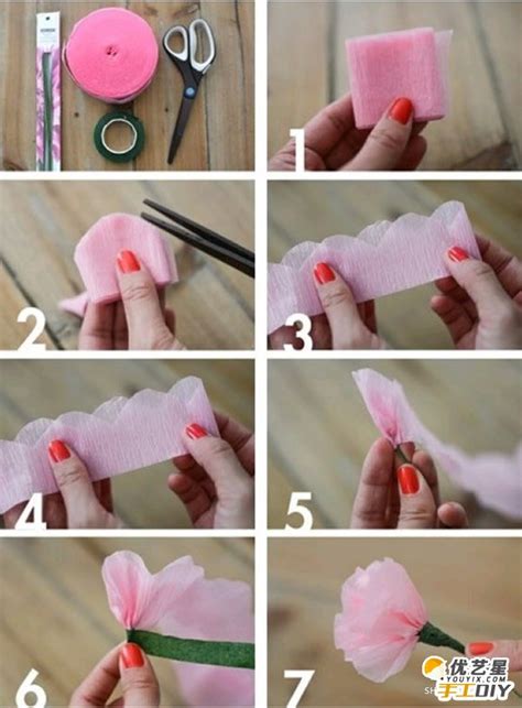 最简单纸花DIY 批量纸花瓣手工折纸教程（手工折纸草莓的折法） - 有点网 - 好手艺