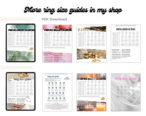Image result for Printable Ring Size Guide