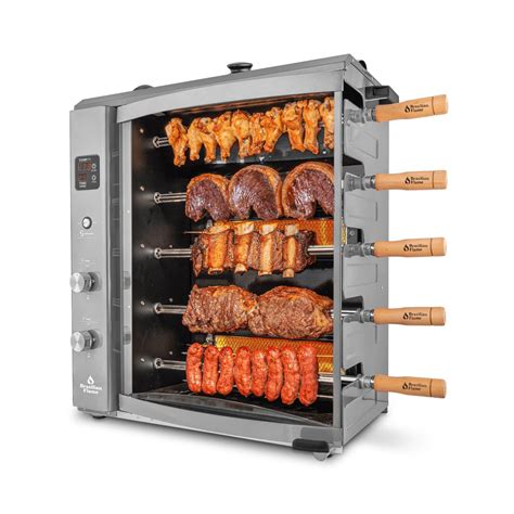 Buy Brazilian FlameChurrasco® Rotisserie Oven Grill Roaster with Auto ...