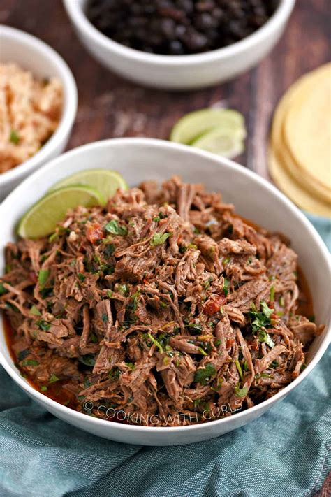 Shredded Beef Slow Cooker Spicy Shredded Beef
