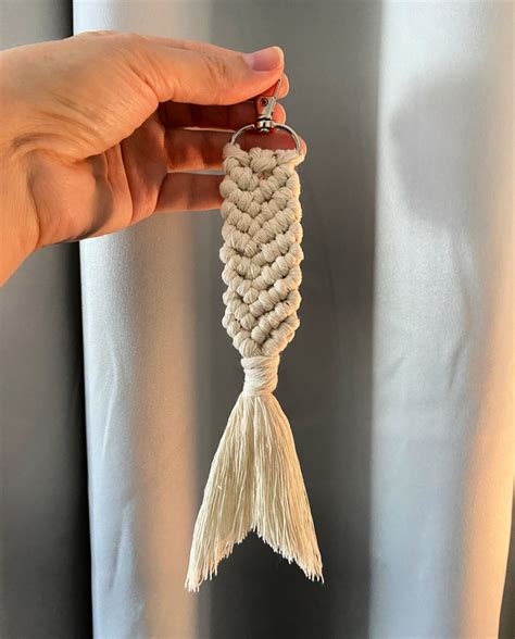 Image result for Macrame Fish Tail Key Chain