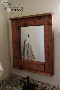 bathroom mirror wood diy wooden mirror shanty 2 chic bathroom mirror wood diy wooden mirror shanty 2 chic