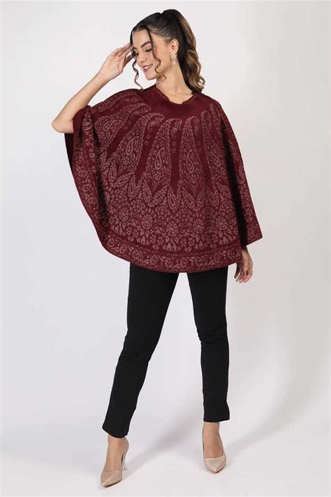 Women Ponchos, Capes & Kaftans Online - Buy Branded and Designer Poncho ...
