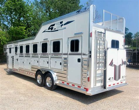New 2026 4Star 6 Horse Trainer Trailer Deluxe, Int. Pod,SOM Trailers
