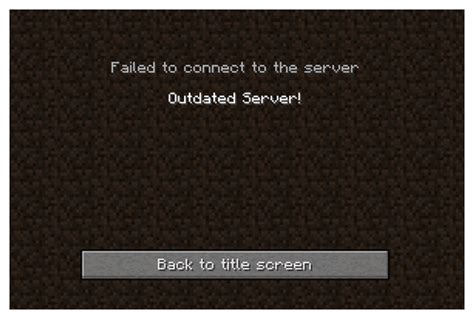 Could Not Connect Outdated Server 的图像结果