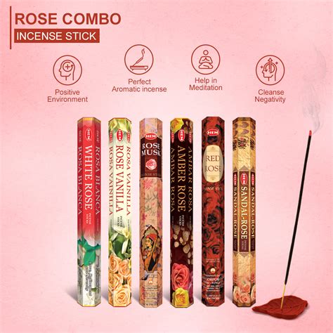 HEM Precious 5 Assorted Incense Dhoop Sticks | HEM Fragrances