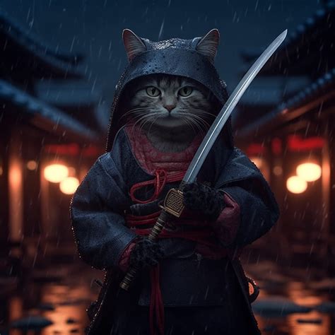 Ninja Cat - Etsy