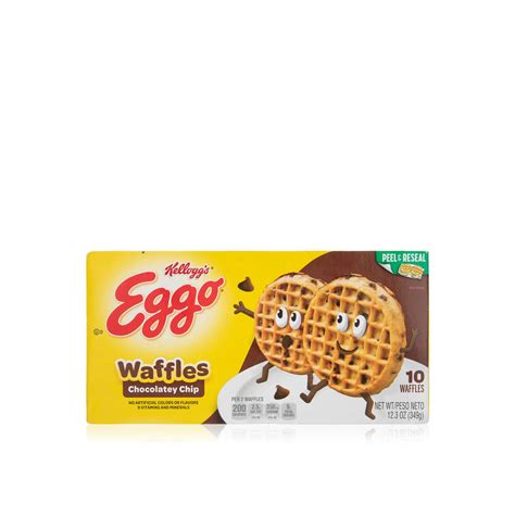 Kellogg's Eggo Frozen Chocolaty Chip Waffles 349G - Spinneys United ...