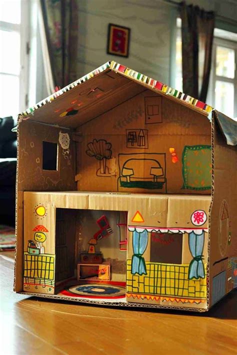 40 Cardboard Box Craft Ideas