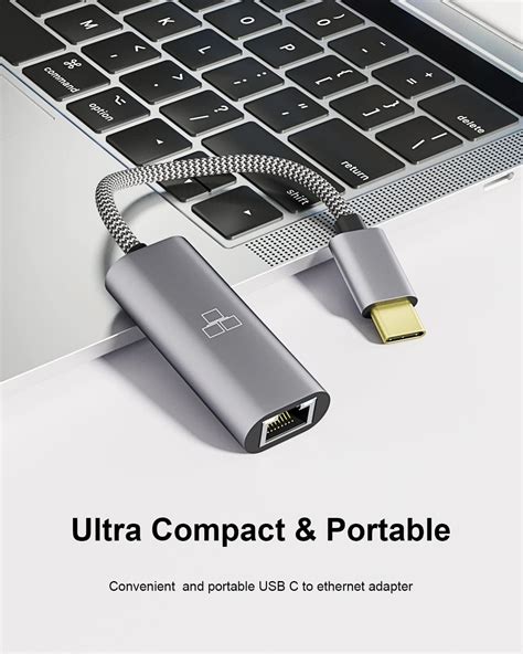 Buy USB C to Ethernet Adapter, 1Gbps USB-C to RJ45 LAN Adapter, Type-C ...