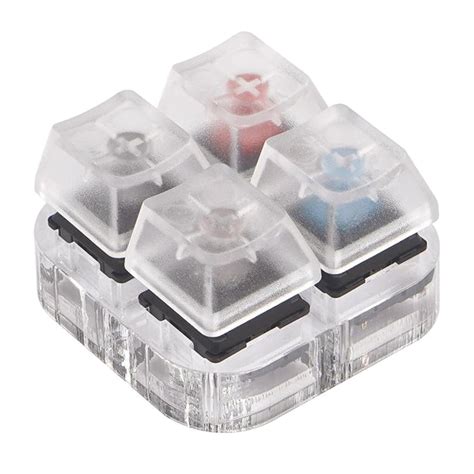 4 Keys Mechanical Keyboard Switches Tester Keycap Testing Tool for Che ...