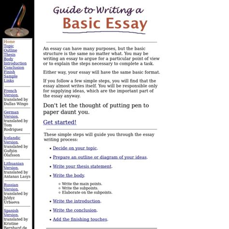 Basic Essay Example 的图像结果