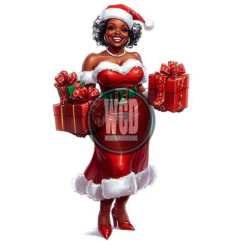 Black Mrs. Claus 1, African American Mrs. Claus, Amazing Ai Art Images ...