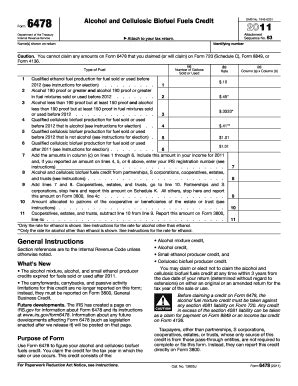 Form 6478 - Fill Online, Printable, Fillable, Blank | pdfFiller
