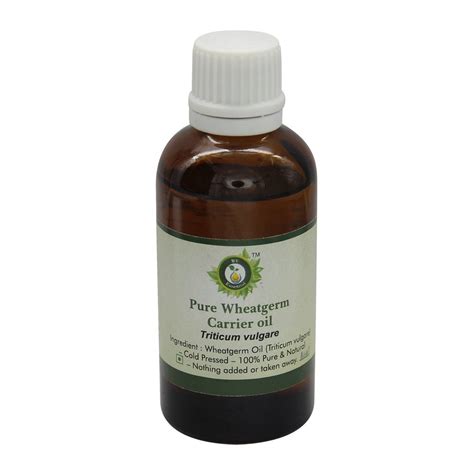 R V Essential Pure Wheatgerm Carrier Oil 30ml- Triticum Vulgare ...