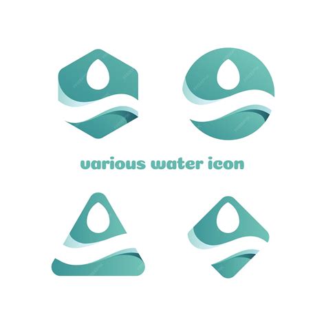 Divers icône de l'eau | Vecteur Premium