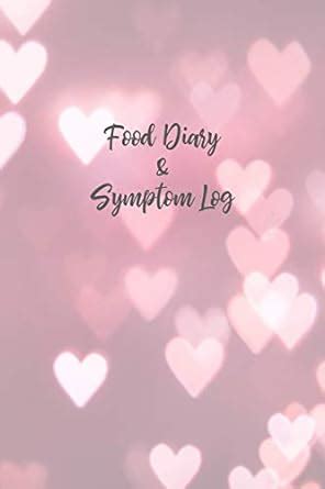 Buy Food Diary and Symptom Log: Bokeh Pink Hearts Daily Food Intake ...