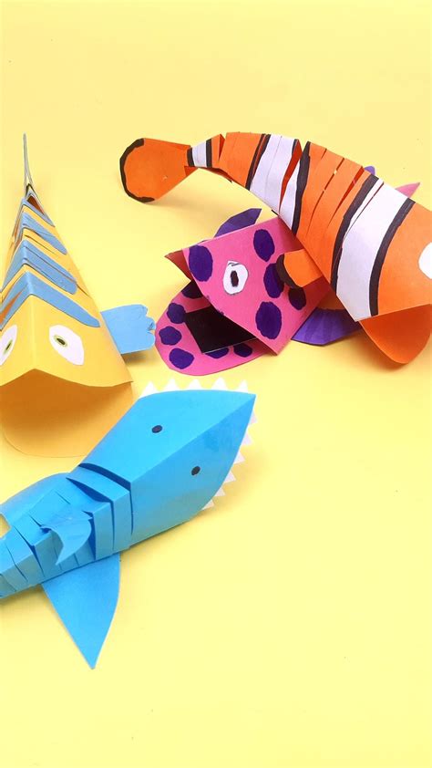 Image result for 3D Fish Craft