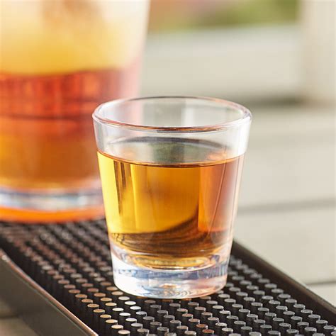 Choice 1.5 oz. SAN Stackable Plastic Shot Glass - 24/Case