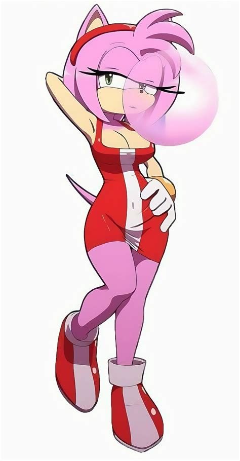 Amy rose luciendo su nuevo look 😉 Créditos a la artista | Anime ...