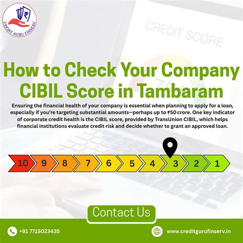 How to Check Your Company CIBIL Score in Tambaram