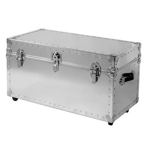 DormCo Smooth Steel Standard Size Trunk