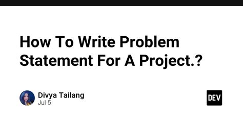 How to Write a Project Problem Statement UK 的图像结果