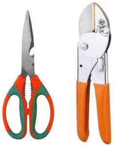 AGT Pruner Cutter Scissor Set - Grass Leaf Cutter For Lawn Garden Tool ...
