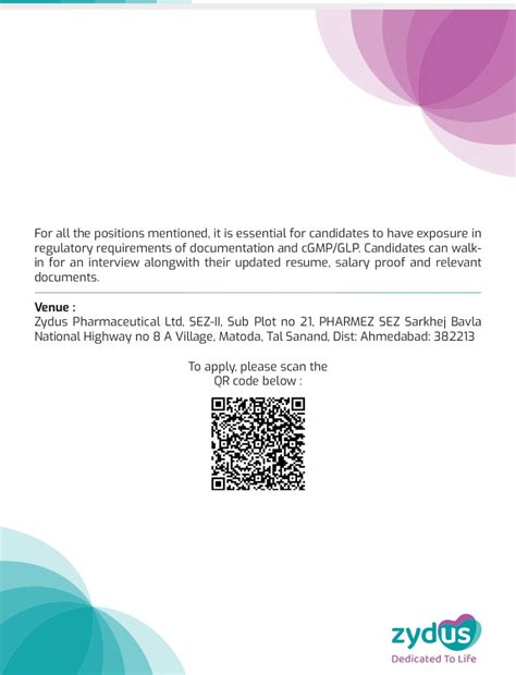 Zydus pharmaceutical Ltd Ahmedabad interview in 27th April 2024 jobs ...