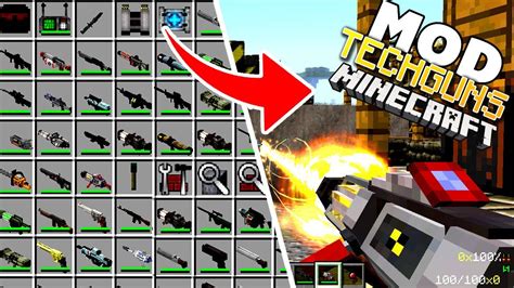 Minecraft Tech Guns Mod 的图像结果