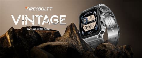 Fire-Boltt Vintage Smartwatch 39.1mm (1.52 inch) TFT Display, Stainless ...