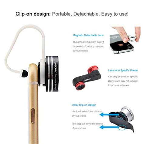 Mpow 3 in 1 Supreme Fisheye ,Wide Angle ,Macro Lens Price in India ...