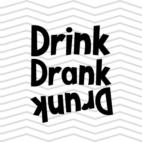 Drink Drank Drunk Grinch Svg Png Cricut Silhouette Sublimation - Etsy