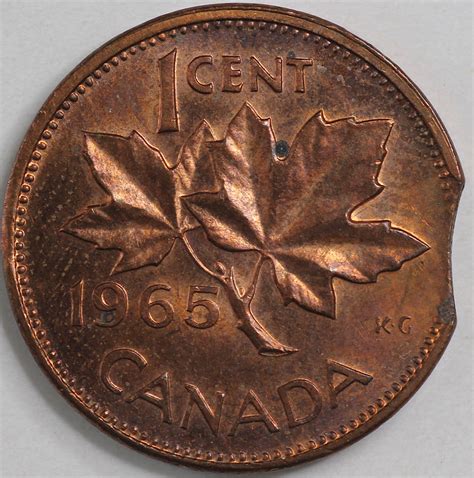 Coins and Canada - 1 cent 1965 - Proof, Proof-like, Specimen, Brilliant ...