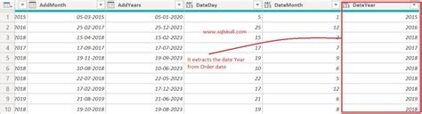 Power Query Date Functions 的图像结果