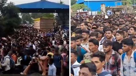 Mumbai: Over 15,000 Candidates Flood Kalina For Air India Walk-In ...