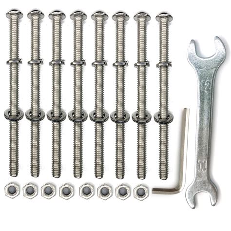 Buy Universal Headboard or Footboard Hardware, 304 Stainless Steel Nuts ...