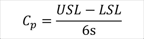 Image result for Process Capability Calculation