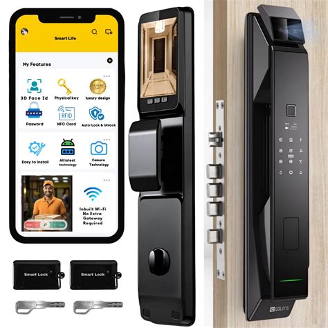 Golens X88 Luxury Smart Door Lock|8 Ways Unlocking|3D Face Id ...