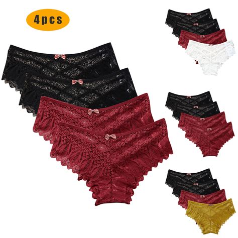 Agkizg Plus Size Womens Panties,Breathable Underwear for Women Lingerie ...